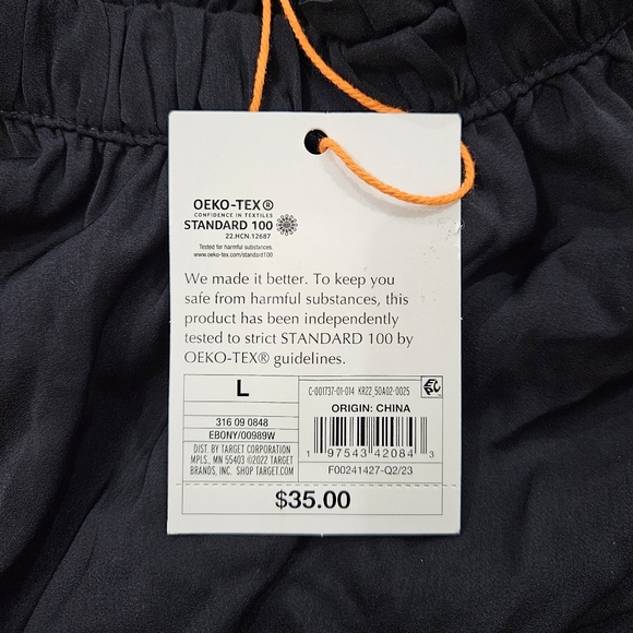 Knox Rose Tank Satin Wrap Midi Dress in Black Women’s Size L - Picture 10 of 10